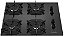 Cooktop Mueller 04 Bocas Ultra Chama G5 Preto - Imagem 1