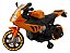 Mini Moto Elétrica Infantil 6V Laranja com Luzes e Som Importway BW127LR - Imagem 1
