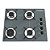Cooktop 4 Bocas Ultra Chama Bivolt Prata Chamalux - Imagem 2
