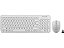 Kit Teclado e Mouse Compacto Wireless 2.4GHZ Teclas Redondas Branco TC232 Multilaser - Imagem 2