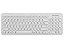 Kit Teclado e Mouse Compacto Wireless 2.4GHZ Teclas Redondas Branco TC232 Multilaser - Imagem 4