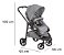 Carrinho Bebê Galzerano Olympus Cinza CZ 1440CZ - Imagem 4