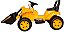 Mini Trator Escavadeira Elétrico Infantil 12V Amarelo Importway BW081AM - Imagem 2