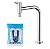 Kit Docol Torneira para Cozinha Bica Móvel 90° Nova Lóggica 1138106 + Sifão Duplo 01231826 - Imagem 1