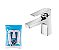 Kit Docol Misturador Monocomando Lavatório de Mesa Lift 795906 + Sifão Duplo 01231826 - Imagem 1