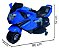 Mini Moto Elétrica Infantil 6V Azul com Luzes e Som Importway BW044AZ - Imagem 2