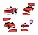 Mini Carro Elétrico Infantil 6V Vermelho Importway - Imagem 2