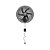 Ventilador Oscilante Parede Monta Fácil 50Cm 6P Preto Premium Ventisol 110V - Imagem 1