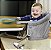Cadeira de Alimentação Multilaser Encaixe em Mesa Cinza Multikids Baby BB614 - Imagem 4