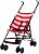 Carrinho Multilaser Guarda-Chuva Navy Vermelho Multikids Baby BB558 - Imagem 3