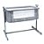 BERÇO LATERAL SIDE BY SIDE CO SLEEPER CINZA BABY STYLE - Imagem 1