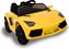 Mini Carro Elétrico Infantil Esportivo Amarelo Baby Style 998515 - Imagem 6