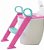 Redutor Assento Sanitário Escadinha Rosa Baby Style 13141 - Imagem 1