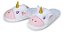 Pantufa Importway Chinelo Unicórnio Branco 34/35 IWPUBR3435 - Imagem 1