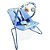 Cadeira de Descanso Musical Vibratoria Infantil Lite Azul Baby Style - Imagem 1