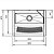 Tanque Docol Reto 63x47,5x26 Alto Brilho 35L Parede Com Valvula 017049CH - Imagem 2