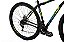Bicicleta Colli Cazelle Roma Aro 29 Quadro 18'' Freio à disco 21M Preto Azul e Amarelo 3442-0125D - Imagem 4