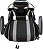 Cadeira Gamer Black Hawk com Apoio Cervical CH05BKWH Preto/Branco ELG - Imagem 5