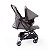 Carrinho Com Bebê Conforto Travel System Yupi Duo Pro Cinza Mescla Voyage Dorel CAX00686 - Imagem 12