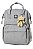 Mochila Maternidade Impermeável Cinza Grande BH Store BHSMOC476 - Imagem 1