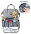 Mochila Maternidade Impermeável Cinza Grande BH Store BHSMOC476 - Imagem 6