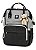 Mochila Maternidade Impermeável Cinza e Preto Grande BH Store BHSMOC474 - Imagem 1