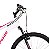 Bicicleta Houston Vivid Aro 26 Suspensão Dupla e 21 Marchas Branco/Rosa - Imagem 3