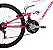 Bicicleta Houston Vivid Aro 26 Suspensão Dupla e 21 Marchas Branco/Rosa - Imagem 5