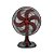 Ventilador Oscilante de Mesa Turbo 6P 40Cm Vermelho Premium Ventisol 10027 220V - Imagem 1