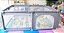 Cercado Portátil Infantil Playpen 150x180 Cinza Mastela PP103G Ibimboo - Imagem 3