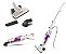 Aspirador de Pó Vertical Mondial 800W Branco e Roxo Turbo Cycle AP-34 220v - Imagem 1