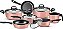 Kit MTA Conjunto Madri Rose Supra 7 Peças 5679 + Panela de Pressão Rose com Visor N20/4,5L 9212 - Imagem 10