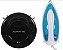 Kit Agratto Robô Aspirador Praticci Preto AAR01I-04 USB 3W 3.7V + Ferro De Passar Facile FF-01 110v - Imagem 2