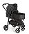 Kit Galzerano Carrinho Bebê Olympus New Black 1440NBL + Bebe Conforto Cocoon Dzieco Preto 8181DPT - Imagem 2