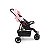 Carrinho Travel System Delta Duo Pro Rosa Mescla Voyage CAX007755 Dorel - Imagem 5