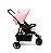 Carrinho de Bebê Delta Voyage Rosa Mescla IMP02304 - Imagem 3