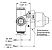 Base monocomando para banheira ou chuveiro Docol 1/2" e 3/4" 00545800 - Imagem 3