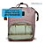 Mochila Maternidade Impermeável Rosa Grande Multmaxx - Imagem 4