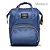Mochila Maternidade Impermeável Azul Grande Multmaxx - Imagem 1