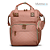 Mochila Maternidade Impermeável Rosa Premium com porta chaves Multmaxx - Imagem 1