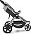 Carrinho de Passeio Jogger Sway Três Rodas 0-15kgs Preto com Cinza Litet Multilaser BB373 - Imagem 2