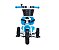 Triciclo Infantil Pedal Passeio Flex Baby Style Azul 22232 - Imagem 2