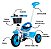 Triciclo Infantil Pedal Passeio Flex Baby Style Azul 22232 - Imagem 4