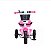 Triciclo Infantil Pedal Passeio Flex Baby Style Rosa 22231 - Imagem 2