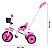 Triciclo Infantil Pedal Passeio Flex Baby Style Rosa 22231 - Imagem 4