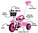 Triciclo Infantil Pedal Passeio Flex Baby Style Rosa 22231 - Imagem 5