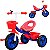 Triciclo Infantil Pedal Passeio Jony 3 Rodas Brinquedo Baby Style Vermelho 16123 - Imagem 5