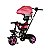 Triciclo com Empurrador Zupa Rosa Baby Style 12051 - Imagem 1