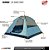 Barraca de camping Colorado Nautika 5/6 pessoas e coluna d'água de 2500mm Verde 151262-UN - Imagem 7