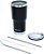 Copo térmico Nautika Siluet com capacidade de 850ml Preto 301322-PR - Imagem 2